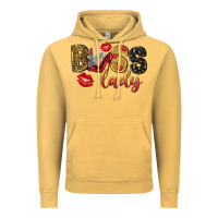 Vintage Mustard boss lady with money Vintage Hoodie - NancyCooperArtShop