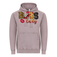 Vintage Zinc boss lady with money Vintage Hoodie - NancyCooperArtShop