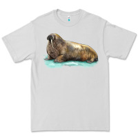 Dove Grey Walrus Premium Tee - LillyAllenDesigns