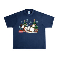 Christmas Snowmen With Wine Urban Heavy Tee | Teevron