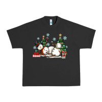 Pigment Black christmas snowmen with wine Urban Heavy Tee - MaliasSmallBusiness