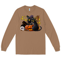 Toasted Coconut halloween black cats Long Sleeve Tee - LillyAllenDesigns