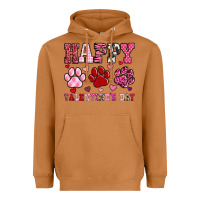 Meerkat happy valentine's day paws Heavyweight Hoodie - OliviaCreatesArt