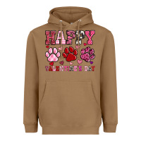 Toasted Coconut happy valentine's day paws Heavyweight Hoodie - OliviaCreatesArt