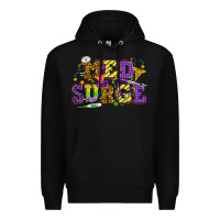 Black Mardi Gras Med Surge Premium Hoodie - HowdyJamesFarm