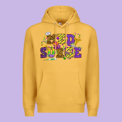 Mardi Gras Med Surge Premium Hoodie Designed By Howdyjamesfarm