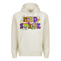 Oatmeal Heather Mardi Gras Med Surge Premium Hoodie - HowdyJamesFarm