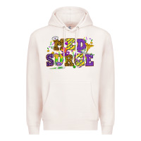 Pale Pink Mardi Gras Med Surge Premium Hoodie - HowdyJamesFarm