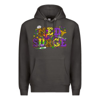 Smoke Mardi Gras Med Surge Premium Hoodie - HowdyJamesFarm