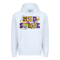 White Mardi Gras Med Surge Premium Hoodie - HowdyJamesFarm