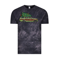 Cloud Black christmas vacation car Vintage Tee - MaliasSmallBusiness