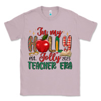 Lilac in my holly jolly teacher era Classic Tee - MaliasSmallBusiness