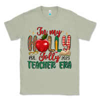 Matcha in my holly jolly teacher era Classic Tee - MaliasSmallBusiness
