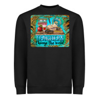 Black teachers change the world mousepad Heavyweight Sweatshirt - BarkalooDesign