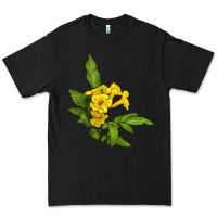 Black yellow elder flower Premium Tee - LillyAllenDesigns
