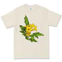 Bone yellow elder flower Premium Tee - LillyAllenDesigns