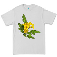Dove Grey yellow elder flower Premium Tee - LillyAllenDesigns