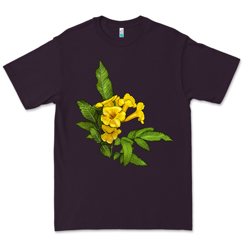 Yellow Elder Flower Premium Tee by LillyAllenDesigns | Teevron