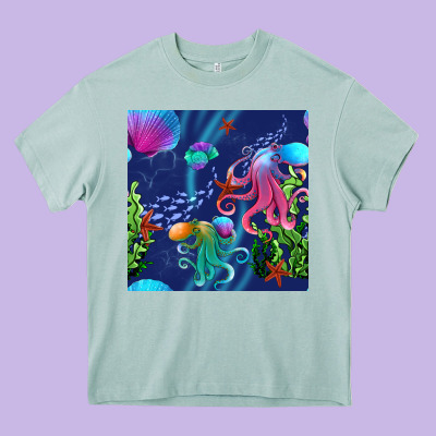 Undersea Heavy Core Tee Designed By Bundleandbundleshop