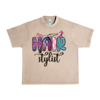 French Oak hair stylist Urban Heavy Tee - MaliasSmallBusiness