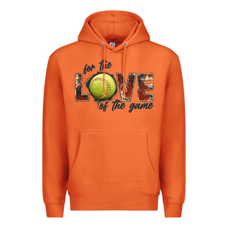 Softball Love Of The Game Premium Hoodie by JahusDesignShop | Teevron