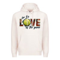 Pale Pink softball love of the game Premium Hoodie - JahusDesignShop