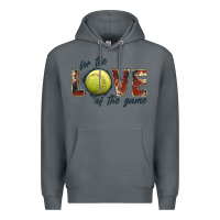 Rock softball love of the game Premium Hoodie - JahusDesignShop