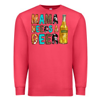 Cardinal Mama Needs a Beer Premium Sweatshirt - CowCowDesign