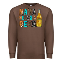 Chestnut Mama Needs a Beer Premium Sweatshirt - CowCowDesign