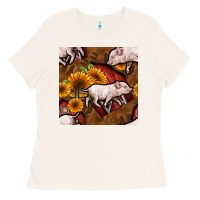 Pig And Barn Ladies Tee | Teevron