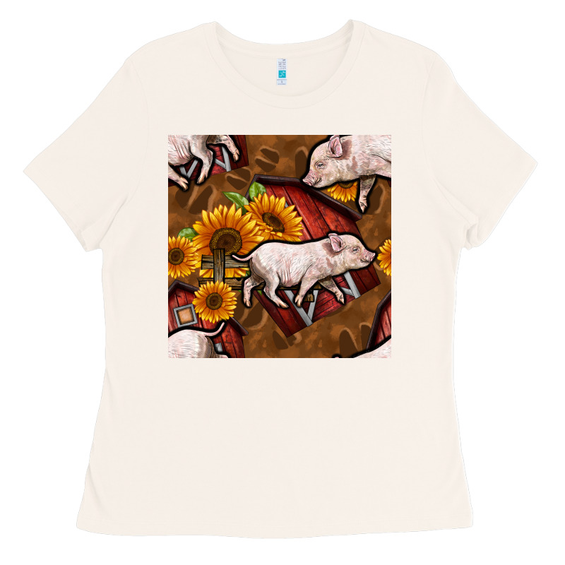 Pig And Barn Ladies Tee by BundleAndBundleShop | Teevron