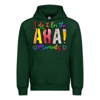 Forest Green IDiot Of The Aha Moments Urban Hoodie - CowhideDigitalArt