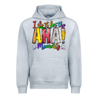 Heather Grey IDiot Of The Aha Moments Urban Hoodie - CowhideDigitalArt