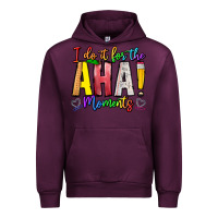 Mauve Wine IDiot Of The Aha Moments Urban Hoodie - CowhideDigitalArt
