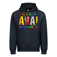 Navy IDiot Of The Aha Moments Urban Hoodie - CowhideDigitalArt