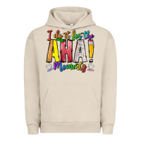Pigment French Oak IDiot Of The Aha Moments Urban Hoodie - CowhideDigitalArt