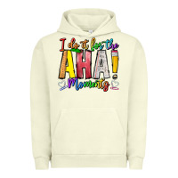 Pigment Pistachio IDiot Of The Aha Moments Urban Hoodie - CowhideDigitalArt