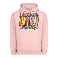 Pigment Salmon IDiot Of The Aha Moments Urban Hoodie - CowhideDigitalArt
