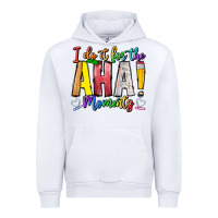 White IDiot Of The Aha Moments Urban Hoodie - CowhideDigitalArt