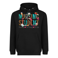 Black nursing student no sleep no money no life Heavyweight Hoodie - OliviaCreatesArt