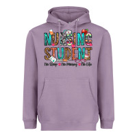 Lavender nursing student no sleep no money no life Heavyweight Hoodie - OliviaCreatesArt