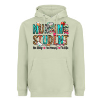Matcha nursing student no sleep no money no life Heavyweight Hoodie - OliviaCreatesArt