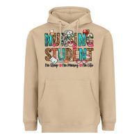 Mushroom nursing student no sleep no money no life Heavyweight Hoodie - OliviaCreatesArt