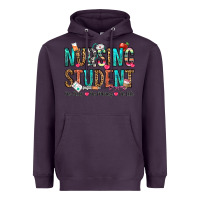 Plum nursing student no sleep no money no life Heavyweight Hoodie - OliviaCreatesArt