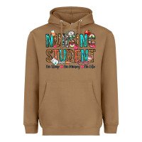 Toasted Coconut nursing student no sleep no money no life Heavyweight Hoodie - OliviaCreatesArt