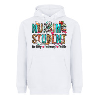 White nursing student no sleep no money no life Heavyweight Hoodie - OliviaCreatesArt
