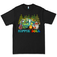 Black hippie soul camping Premium Tee - BarkalooDesign