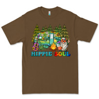 Cacao hippie soul camping Premium Tee - BarkalooDesign