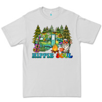Dove Grey hippie soul camping Premium Tee - BarkalooDesign