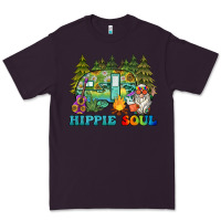 Plum hippie soul camping Premium Tee - BarkalooDesign